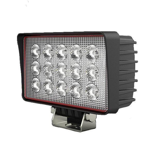 15-LED Work Light RE Series - Rectangular 3,150 Flood Beam