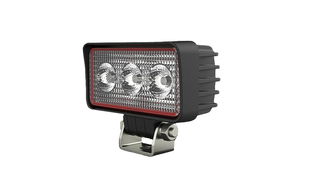 Work Light RE Series - 3 LED Rectangles Flood Beam Optics