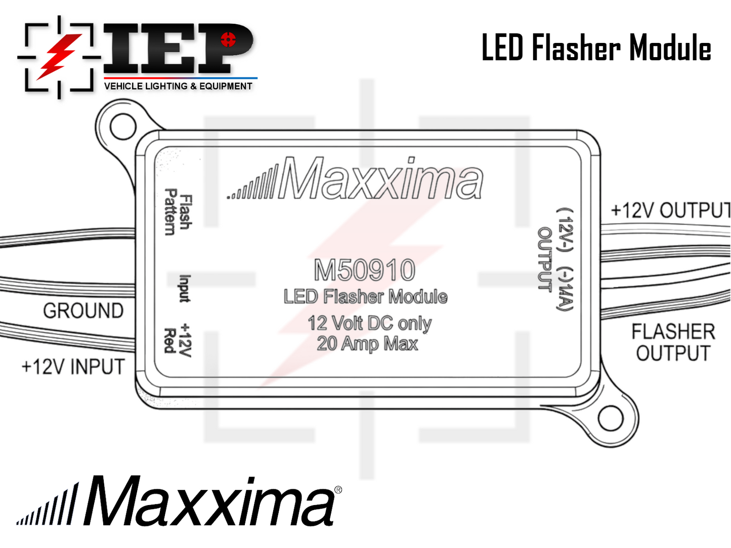 Maxxima LED Flasher Module - 2 Output