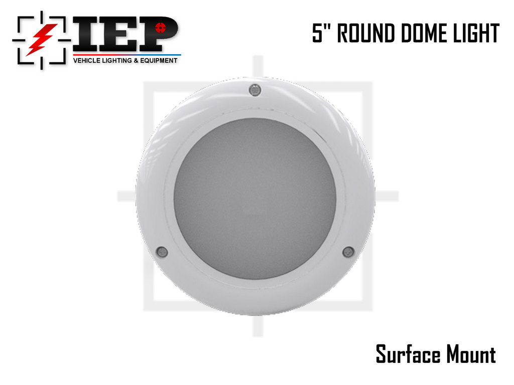 5" Round Dome Light Surface Mount