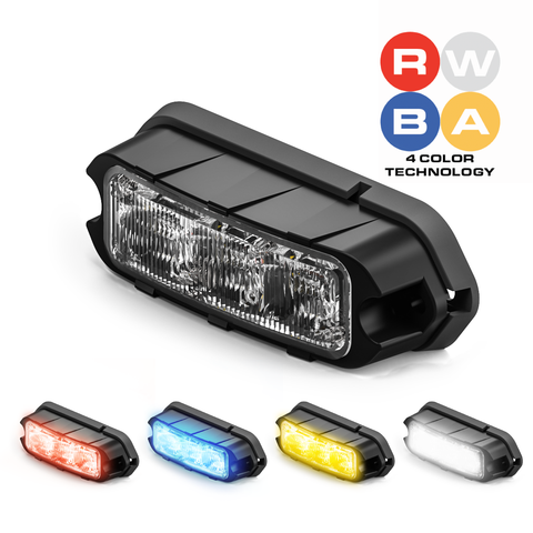 Feniex Q3 LED Surface-Mount QUAD Color Module (Amber, White, Red & Blue)
