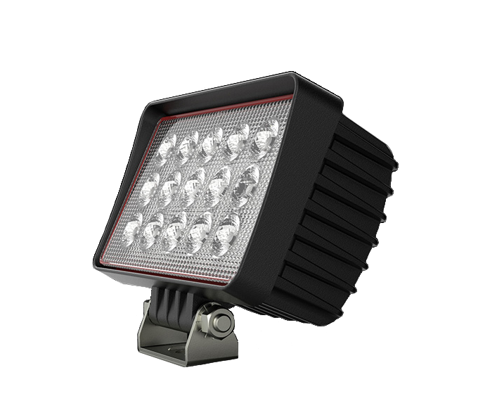 Re Case Led Light 15-LED Work Light RE Series - Rectangular 3,150 Flood Beam ...