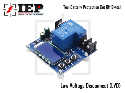 Low Voltage Disconnect (LVD) Tool Battery Protection Switch