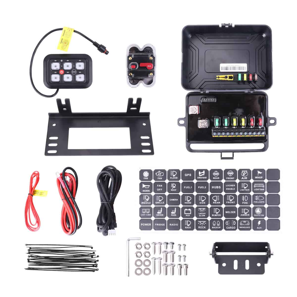 IEP Switch Panel 6-Button with Bluetooth and Wireless Remote