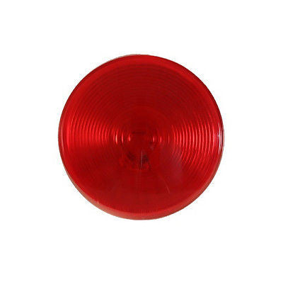 4" Inch Red Round Stop Turn Tail Brake Light Truck Trailer Incandescent Phillips