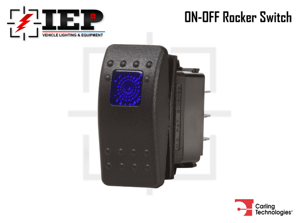 Carling Technologies Rocker Switch ON-OFF (LED) 12-24 V
