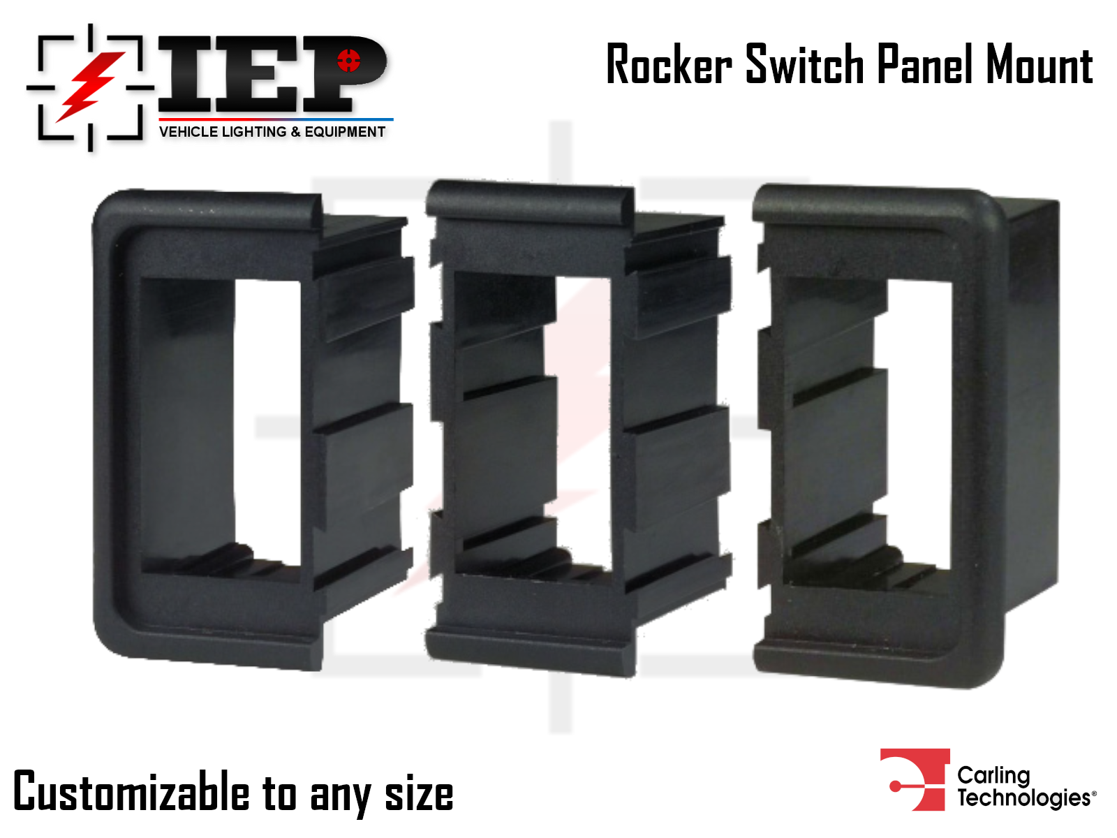 Rocker Switch Mounting Plate