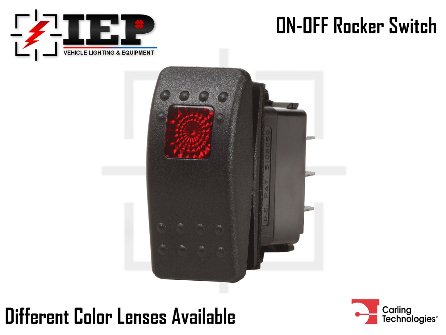 Carling Technologies Rocker Switch ON-OFF (LED) 12-24 V