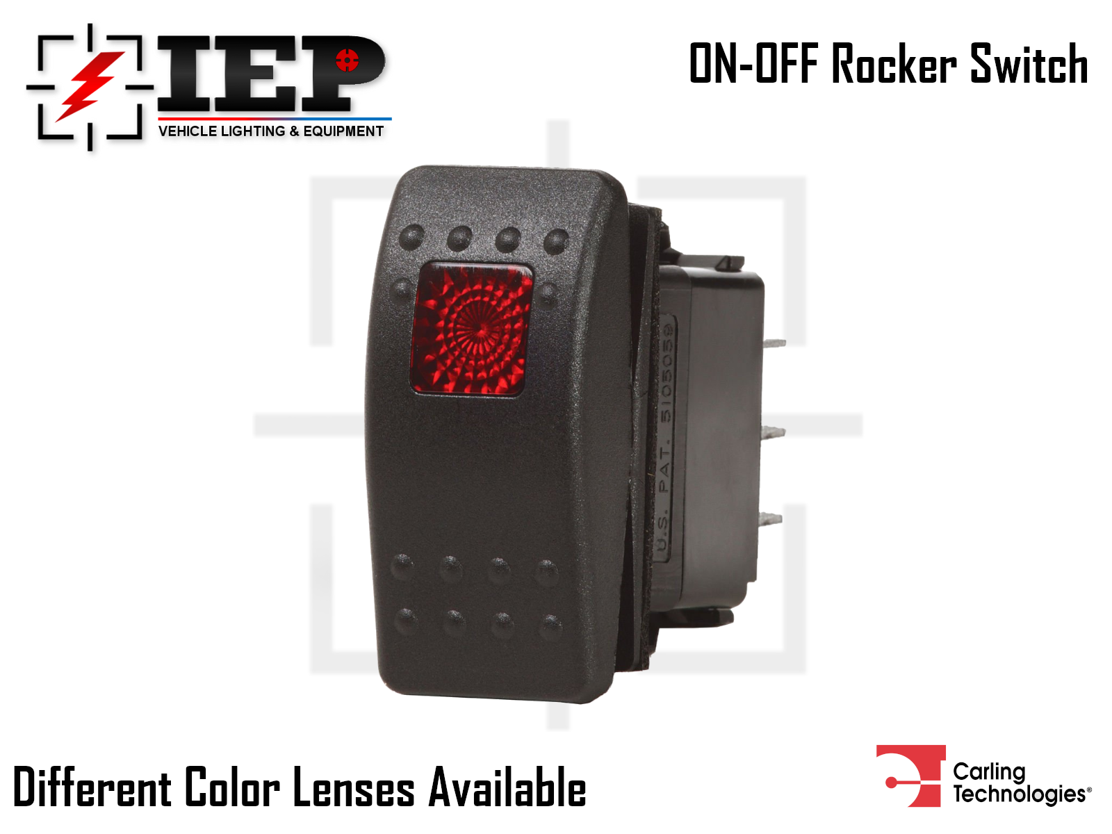 Carling Technologies Rocker Switch ON-OFF (LED) 12-24 V