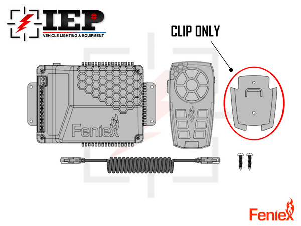 Feniex Microphone Clip for Typhoon Hand Held Siren Replacement Part