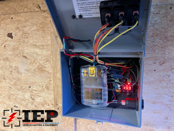 PDB Power Distribution Box with Battery Adapter (For Milwaukee, Dewalt ...